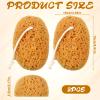 2 Pcs Bath Sponges for Shower, Body Scrubber Sponges, Large Foam Loofah Exfoliating Face Puff for Women Men, Bathroom Accessories view 3