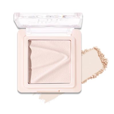 Contour & Highlighter Palette - Powder, Satin Finish, Nude Pink Beige White Clear, Natural Brightening, Non-Cakey for Flawless Sculpting (02# Nude Pink)
