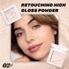 Contour & Highlighter Palette - Powder, Satin Finish, Nude Pink Beige White Clear, Natural Brightening, Non-Cakey for Flawless Sculpting (02# Nude Pink) view 2