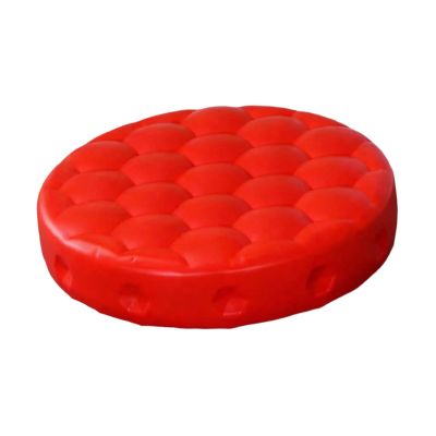 Etyldya Barstool Seat Cushion Replacement Seat Top Easy Installation Comfortable Heavy Duty PU Leather for Barber Shop SPA Salon, Red