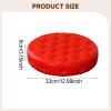 Etyldya Barstool Seat Cushion Replacement Seat Top Easy Installation Comfortable Heavy Duty PU Leather for Barber Shop SPA Salon, Red view 3