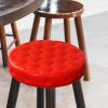 Etyldya Barstool Seat Cushion Replacement Seat Top Easy Installation Comfortable Heavy Duty PU Leather for Barber Shop SPA Salon, Red view 4