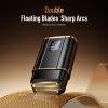 Foil Shavers for Men, Scrorui High Speed Double Floating Blades Electric Razor, IPX6 Waterproof Dry/Wet, 2 Adjustable Speed Electric Shaver view 2