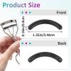 200 Pcs Eyelash Curler Refills for Tweezerman, High Elasticity Silicone Replacement Pads, Gentle & Safe, Black (Eyelash Curler Not Included) view 3