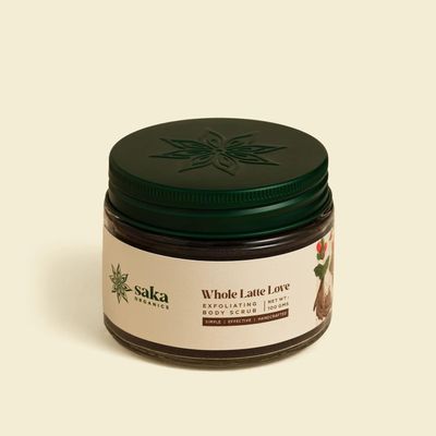 MAHANT Whole Latte Love: Coffee Body Scrub with Brown Sugar & Coconut Oil | Handcrafted, Plant-Based, Vegan | Sulphate & Paraben-Free | Gently Exfoliates & Smooths Skin | 100g (Pack of 1)