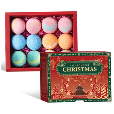 Christmas Bath Bombs 12 Colorful Kids Bath Bombs Advent Calendar 2025 with 6 Scents Experiences Christmas Advent Calendar 2025 Countdown .-