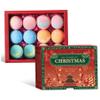 Christmas Bath Bombs 12 Colorful Kids Bath Bombs Advent Calendar 2025 with 6 Scents Experiences Christmas Advent Calendar 2025 Countdown .- view 1