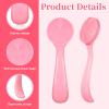 2 Pack Silicone Manual Cleansing Brush Skin Friendly Face Cleaner Brush Exfoliator Cleanser Soft Brushes Waterproof Face Scrubber Exfoliating Brushes for Blackheads Makeup Removal view 4