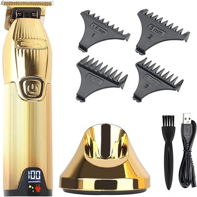 YHNNH Men's Professional Hair Clipper, Electric Hair Clipper, Rechargeable Trimmer for Barbershops