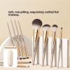 10-Piece Makeup Brush Set with Travel Pouchincludes Eyeshadow Brush, Concealer Brush, Blush Brush, And Foundation Brush. Travel-Friendly Set Suitable for Daily Use and All Occasions. view 2