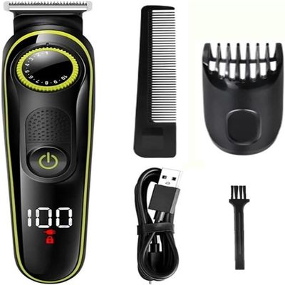 YHNNH Men's Professional Hair Clipper, Electric Multi-Functional Hair Clipper, Shaver, Hair Trimmer Grooming Set