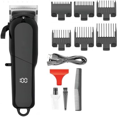 YHNNH Professional Hair Clippers for Men, Clipper Cordless Cutting Machine Adjustable Barber Trimmer Digital Display for