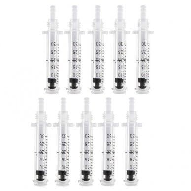 10pcs 0.3ml Empty Ampoule Bottles - Small Plastic Dropper Containers for Care