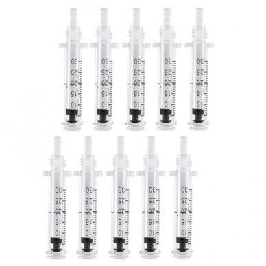10pcs 0.3ml Empty Ampoule Bottles - Small Plastic Dropper Containers for Care