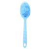 ABOOFAN Silicone Shower Brush with Long Handle for Body Cleaning and Exfoliating Ergonomic Bath Scrubber for Back Neck Shoulders Soft Non-Allergic Blue Silicone Head Easy Storage Hanging view 1
