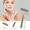 FONDOTIN 2Pcs Jade Massage Rollers Facial Massage Tools for Skin Care Ergonomic Grip Smooth Portable Body and Face Roller Suitable for Neck Eyes Shoulders and More view 4