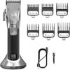 YHNNH Professional Hair Clippers for Men, Adjustable Barber Electric Clipper LCD Display Trimmer Beard Haircut Machine Rechargeable view 1