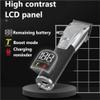 YHNNH Professional Hair Clippers for Men, Adjustable Barber Electric Clipper LCD Display Trimmer Beard Haircut Machine Rechargeable view 2