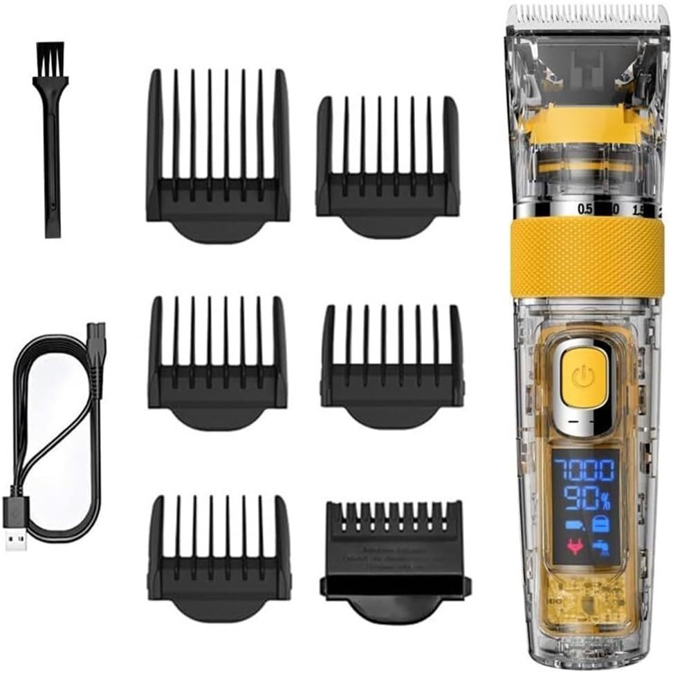 YHNNH Professional Hair Clippers for Men, Barber Hair Trimmer for Men Clipper Electric Cutter Cutting Machine Haircut Cordless Salon Tool