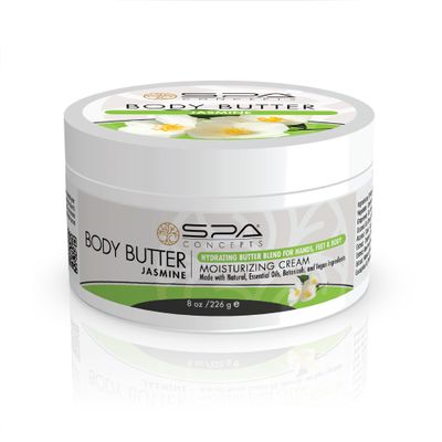 Jasmine Luxurious Body Butter - Spa Concepts, by Cory Labs, Hydrating Butter, 8 oz Five Star Product