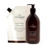 A LA MAISON Hand Soap Gift Set  Fresh Mint & Verveine Refill Pouch  Glass Hand Wash, Eco-Friendly & Recyclable  Plant-Based, Made in France  16.5 fl oz + 16.9 fl oz Amber Collection view 1