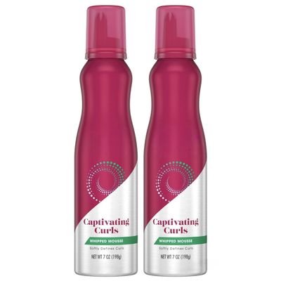 Whipped Cream Mousse for Captivating Curls By Su~ave, 7 oz (2 pack)