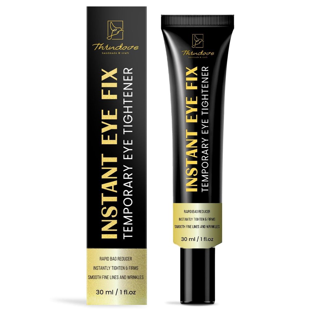 Instant Temporary Eye Tightener Cream: Reduces Eye Bags, Puffiness, Smooths Wrinkles, Fine Lines Anti-Aging Formula,Temporarily Firms, Lifts & Smooths Under Eye & Face Area 1 oz