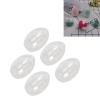 Pilipane Egg Shaped Makeup Sponge Case Transparent Plastic Storage Container for Makeup Artists and Women Portable Cute Sponge Blender Holder 5pcs 2 x 3in view 2