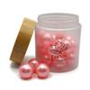 Rose Aromatherapy Bath Beads with Coconut Oil (25 Count)  Moisturizing Bath Pearls for Soft, Silky Skin  Relaxing Spa Experience (Pink Pearl) view 2
