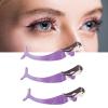 3 Pcs Lash Extensions Tweezers Professional Stainless Steel Curved Jaws Tight Bite False Eyelashes Applicator Tool For Eyelash Extensions And Eyelash Adjustments view 2