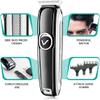 YHNNH Men's Hair Clipper, Rechargeable Beard Trimmer, Cordless Professional Hair Clippers with Edge Trimming Function view 3