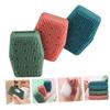 Alipis 3 Pcs Silicone Bath Body Brushes Flexible Exfoliator Cleaning Tools with Soap Insert for Deep Pore Cleansing Back Scrubber Food-Grade Material for Shower Spa view 3