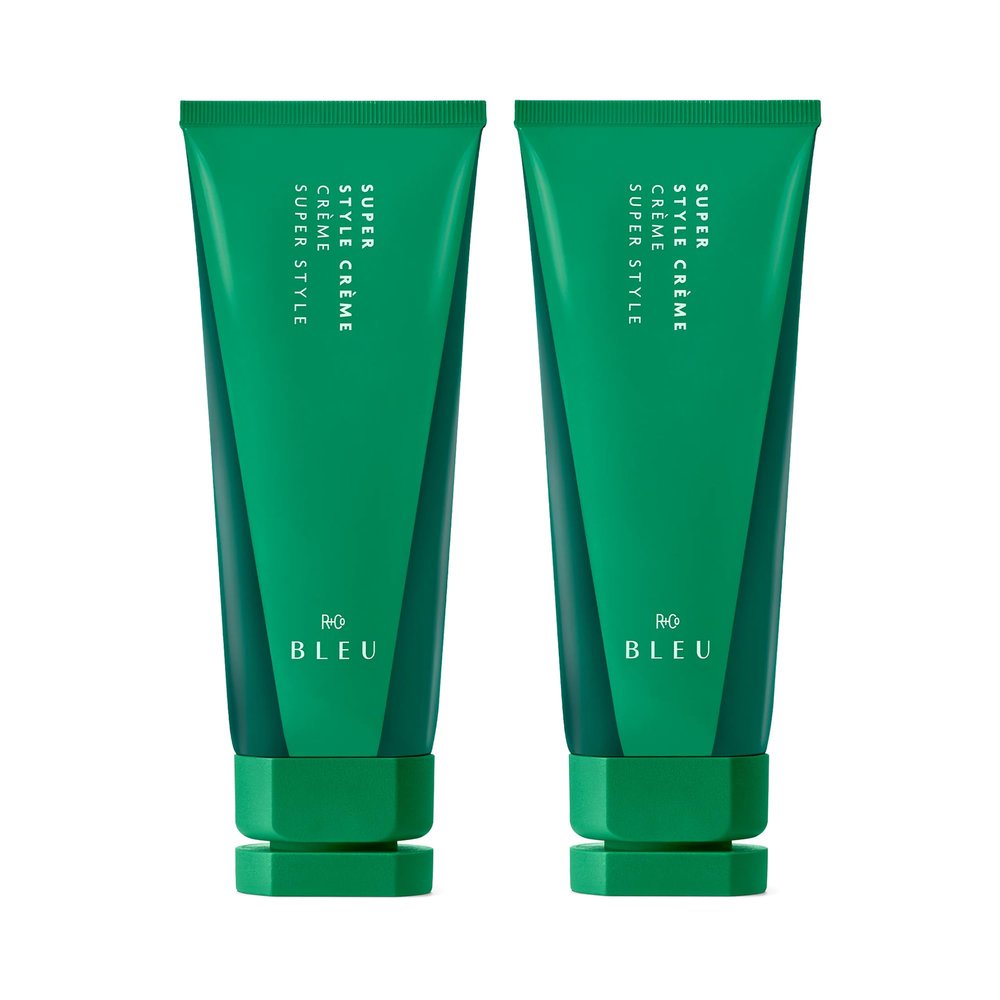 R+Co BLEU Super Style Crme 2 Pack  Hair Styling Cream for Shine, Smoothness & Frizz Control  Lightweight, Flexible Hold for All Hair Types
