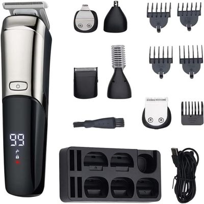 YHNNH Men's Hair Clippers, Electric Hair Trimmers, Cordless Beard Trimmer Sets, Professional Hair Trimming Tools