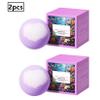 Jan Jean 2-Pack Fruit Scented Bath Bombs, Moisturizing Fizzies with Shea & Cocoa Butter for Luxurious Bubble Bath, Spa & Gift Set Lavender One Size view 2