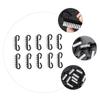 ABOOFAN 10 Pcs Fingernail Scrubber Brush for Nail Art Dust Removal Small Manicure Cleaning Tools with Stiff Bristles for Precise Fingernail Care and Nail Dust Cleaning view 3