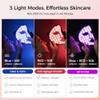 ARIVEA Red Light Therapy Mask for Face - 3 Modes LED Face Mask with Red, Blue & Infrared, Wireless & Rechargeable Light Therapy Device for Skin Care, Wrinkle & Anti-Aging, Home & Travel (Black) view 4