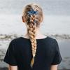 Zerodeko 2pcs Double Butterfly Hair Clips with Blue Tassels Metal Decorative Hair Pins for Women Elegant Accessories for Daily Wear and Special Occasions view 4