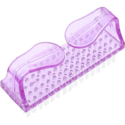 Cabilock Plastic Nail Cleaning Brush with Flexible Bristles for Fingernail Dust Removal Manicure Tool for Home Nail Salon Bedroom and Bathroom Use