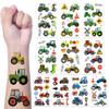 10 Sheet Temporary Tattoos for Kids, Tractor Party Favors, Kids Tattoos Temporary for Boys, Girls view 1