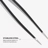 Cabilock 6pcs Stainless Steel Eyelash Tweezers for Makeup Eyelash Grafting Beauty Grooming Tools with Balanced Design for Precise False Lash Application and Removal view 4