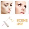 STOBAZA Diamond Crystal Lash Applicator Brush Multifunctional Eyelashes and Eyebrow Makeup Tool Compact Travel-friendly Mascara Wand with Elegant Pearl Handle for Precise Lash Separation view 3