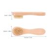 ABOOFAN 5pcs Ultra-Soft Bristle Facial Cleansing Brush Manual Face Brush for Deep Pore Exfoliation and Makeup Removal with Comfortable Wood Handle for Women Skin Care and Massage view 2
