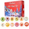 Christmas Bath Bombs, 12 Kids Bath Bombs Advent Calendar 2025 with Surprise Animal Toys Inside for Birthday Xmas Gifts Christmas, Kids, Advent Calendar view 1