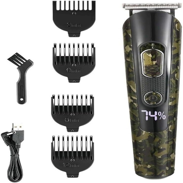 YHNNH Men's Hair Clippers, Adjustable Trimmers, Rechargeable Cordless Electric Hair Clippers, Professional Beard Trimming Tools