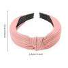 10 Pcs Top Knotted Headbands for Women and Girls, Wide Turban Headbands Fabric Hair Hoops, Head Wrap in Solid Color, Cross Knot Hair Bands Non-Slip,10 Colors view 2