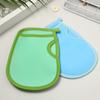 Cabilock 4Pcs Portable Exfoliating Bath Gloves for Body Scrubbing and Dead Skin Removal Skin-friendly Shower Mitts in Blue Pink Green Yellow for Deep Cleansing and Smooth Soft Skin view 2