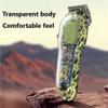 YHNNH Men's Hair Clipper, Green Transparent Model, Rechargeable Professional Hair Clipper, Cordless Trimmer with Gradient Blades. view 2