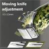 YHNNH Men's Hair Clipper, Green Transparent Model, Rechargeable Professional Hair Clipper, Cordless Trimmer with Gradient Blades. view 3