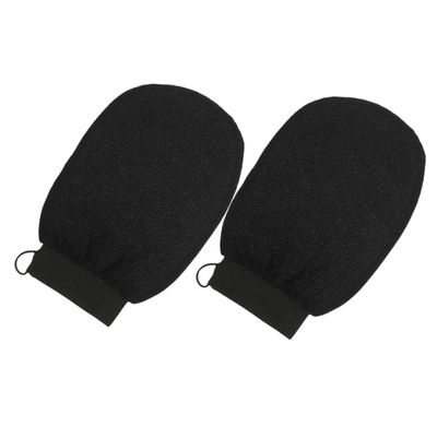 FRCOLOR 2Pcs Exfoliating Shower Gloves Body Scrubber Mitts for Deep Skin Cleansing and Massage Rayon Material Bath Gloves for Neck Shoulders Feet Arms Legs Chest Back Spa Use